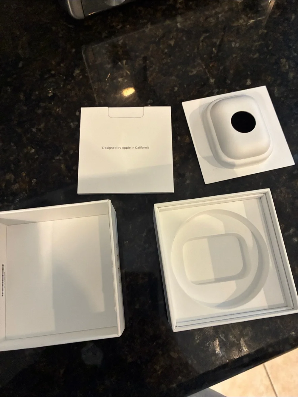 Empty AirPods Pro case  (White)